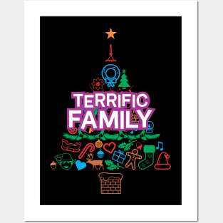 Terrific Family Gift - Xmas Tree - Christmas Posters and Art